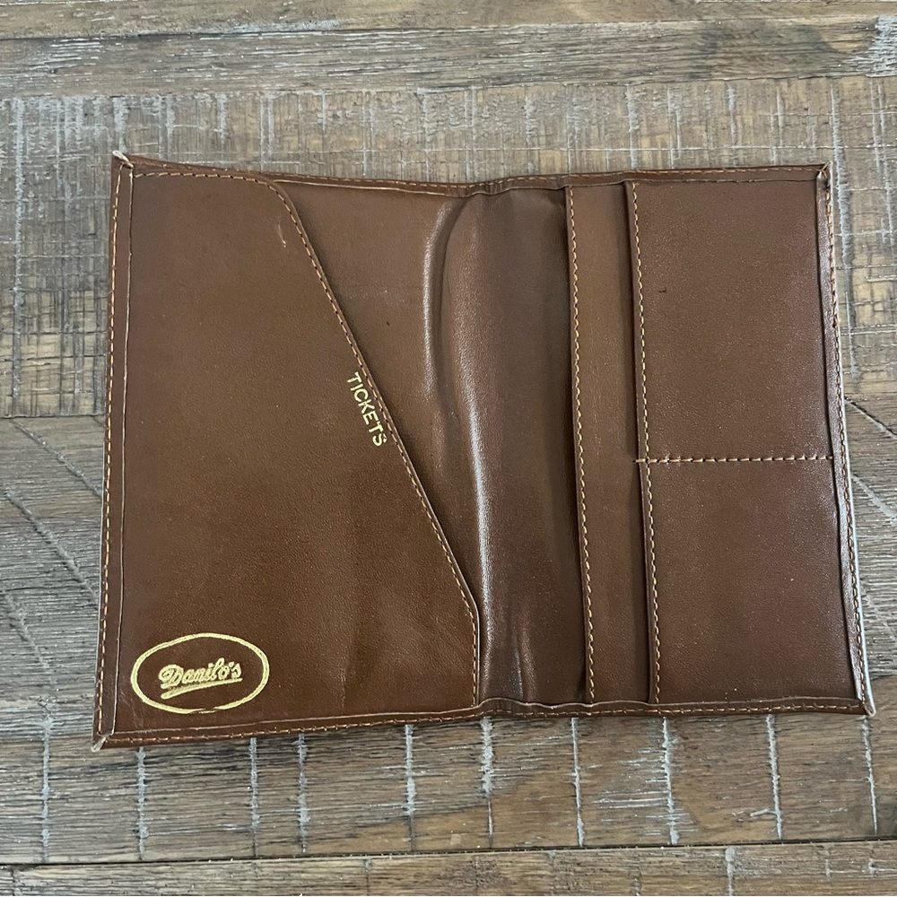 Danilo’s Vintage Fine Leather Passport/Ticket holder